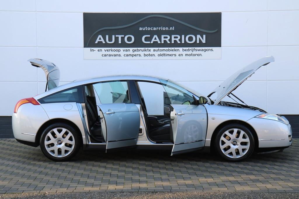 Citroen C6 3.0 V6 Lignage Leder Xenon Navi Youngtimer APK !, Gebruikt, Zwart, C6, 2946 cc