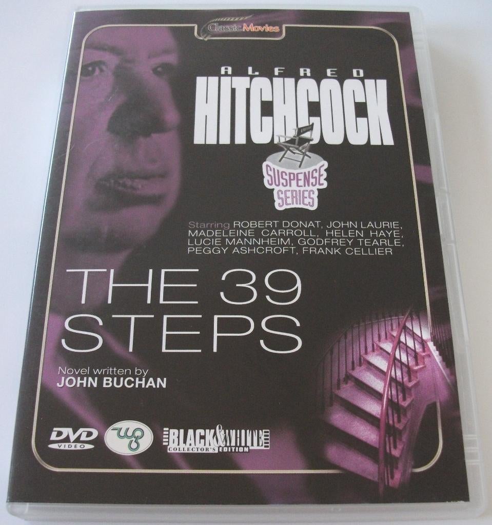 Dvd *** 39 STEPS *** Alfred Hitchcock Suspence Serie, Vanaf 12 jaar, Ophalen of Verzenden, Zo goed als nieuw, Overige genres