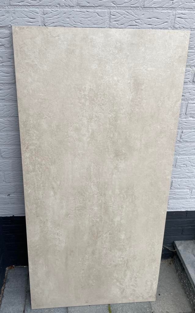 Tegels beige/taupe 120x60 18m2 + reststukken, Doe-het-zelf en Verbouw, Tegels, Ophalen, 60 cm of meer, Nieuw, 10 m² of meer