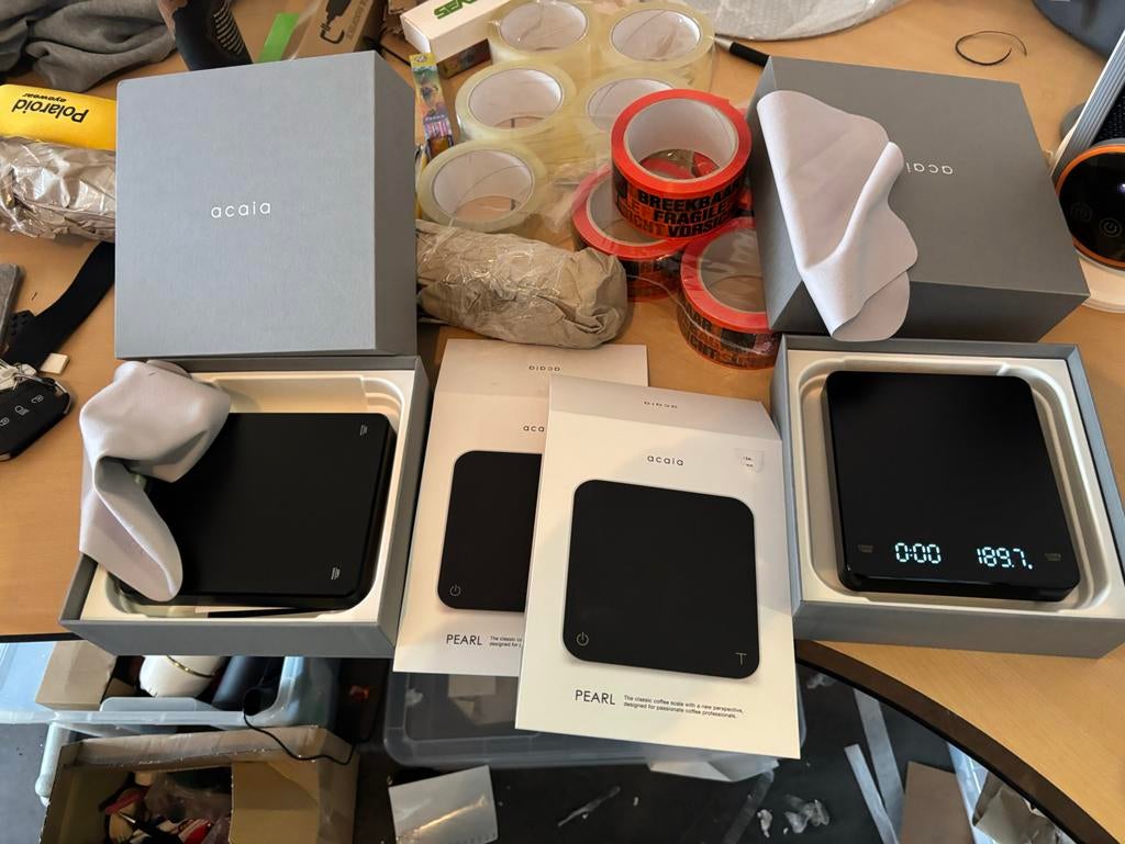 koffieweegschaal barista, Witgoed en Apparatuur, Weegschalen, Minder dan 10 kg, Keukenweegschaal, Ophalen of Verzenden, Fijner dan 1 gram