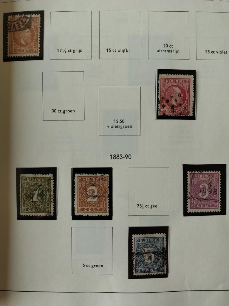 Nederland overzee in oud album, Postzegels en Munten, Postzegels | Volle albums en Verzamelingen, Ophalen of Verzenden, Nederland