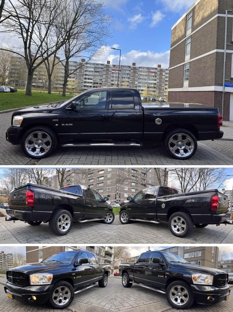 Stoere Dodge Ram Night Runner 5.7 Hemi M'2009 Lpg G3 Inr Mog, Automaat, Euro 5, 8 cilinders, Zwart