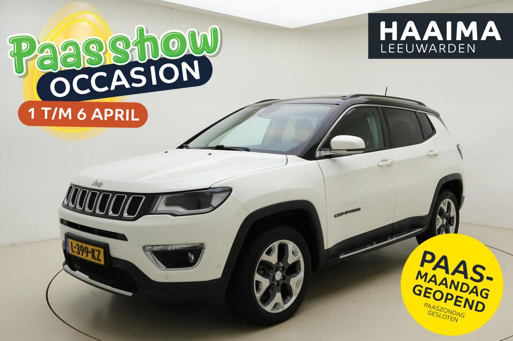 Jeep Compass 1.4 MultiAir Limited 4x4 Apple Carplay/Android, Auto's, Automaat, 450 kg, Gebruikt, 4 cilinders
