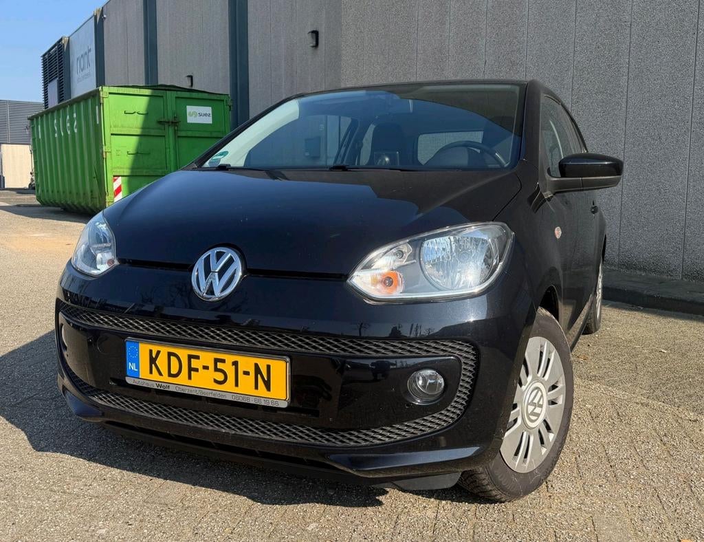 Volkswagen UP/2012/Airco/86.000 kilom/APK/Navigatie/Elek.ram, Auto's, Voorwielaandrijving, Stof, Up!, Zwart