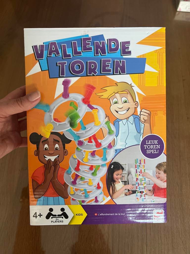 Vallende Toren spel - Zo goed als nieuw, Hobby en Vrije tijd, Gezelschapsspellen | Bordspellen, Een of twee spelers, Ophalen of Verzenden