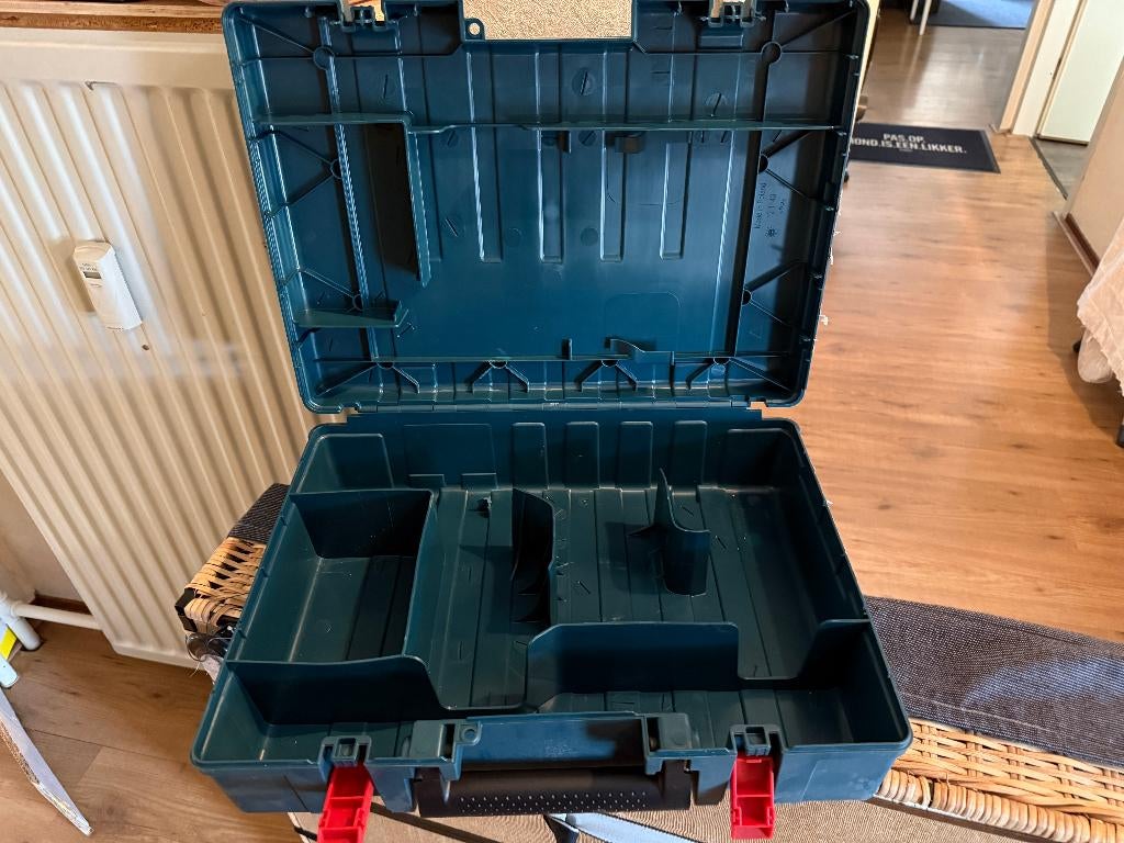 Bosch blauw koffer, voor GBH 3-28DFR boorhammer machine, Ophalen of Verzenden, Zo goed als nieuw, Boor- en/of Breekhamer