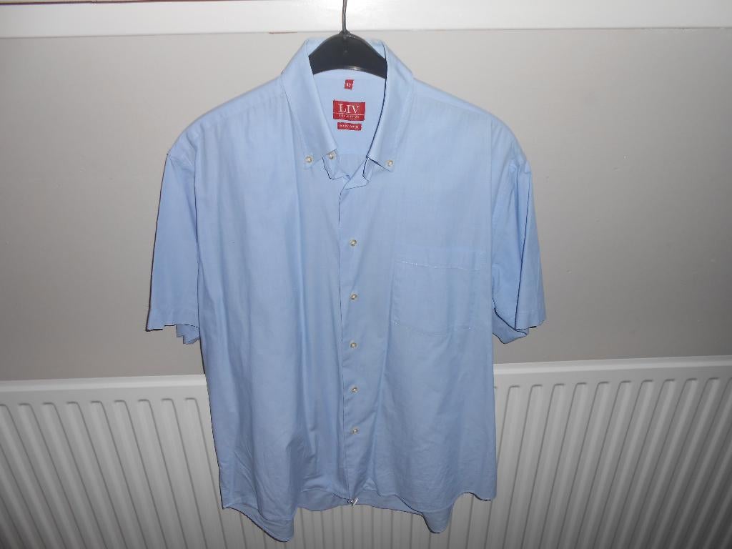 Mooie lichtblauwe blouse maat 43 van Liv, Blauw, LIV, Ophalen of Verzenden, Gedragen