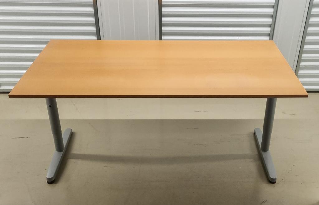 Ikea Galant bureau 160x80 zeer goede staat, Ophalen, Overige typen, In hoogte verstelbaar, Spaanplaat of MDF
