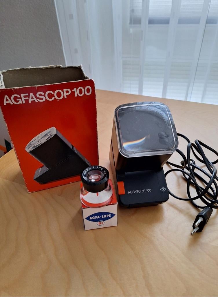 Agfa Agfascop 100 met Agfa-Luxe voor Dia's, Ophalen of Verzenden