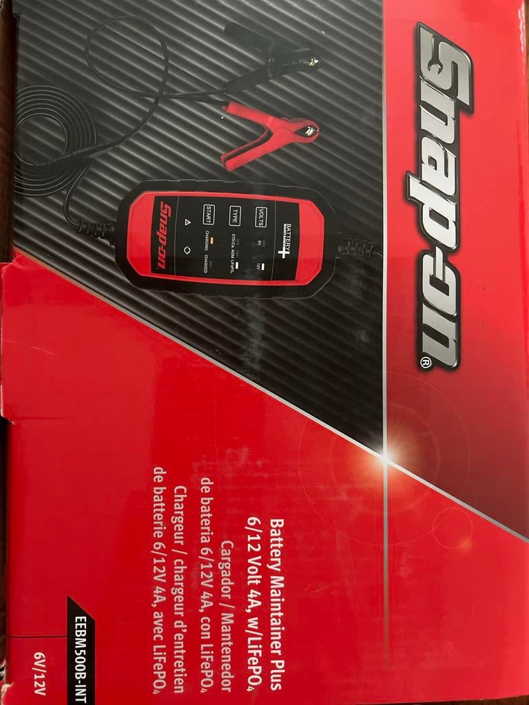 Snap-On Battery Maintainer Plus 6/12V 4A met LifePO, Ophalen, Nieuw, Universele onderdelen