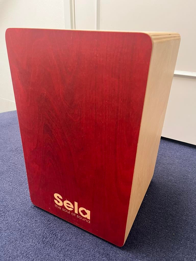 Cajon merk Sela, Muziek en Instrumenten, Percussie, Ophalen, Zo goed als nieuw, Trommel