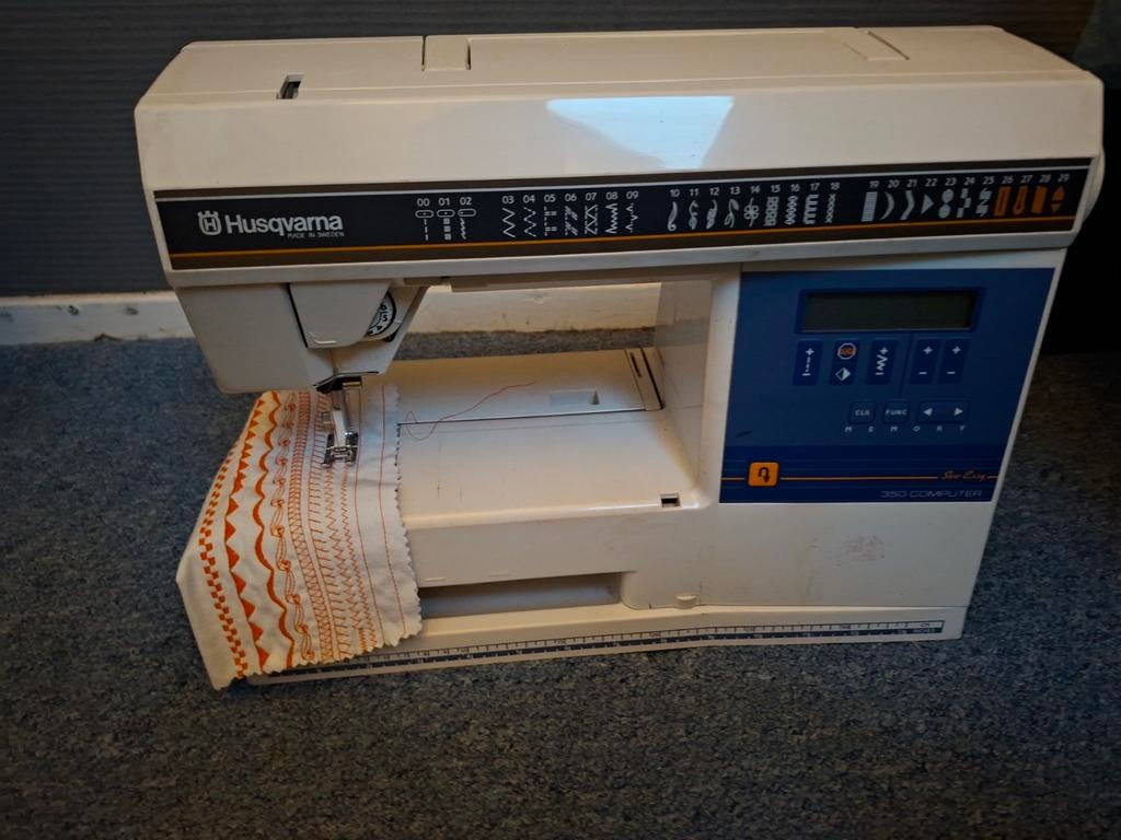 Husqvarna 350 naaimachine viking computer, Ophalen of Verzenden, Gebruikt, Naaimachine, Husqvarna