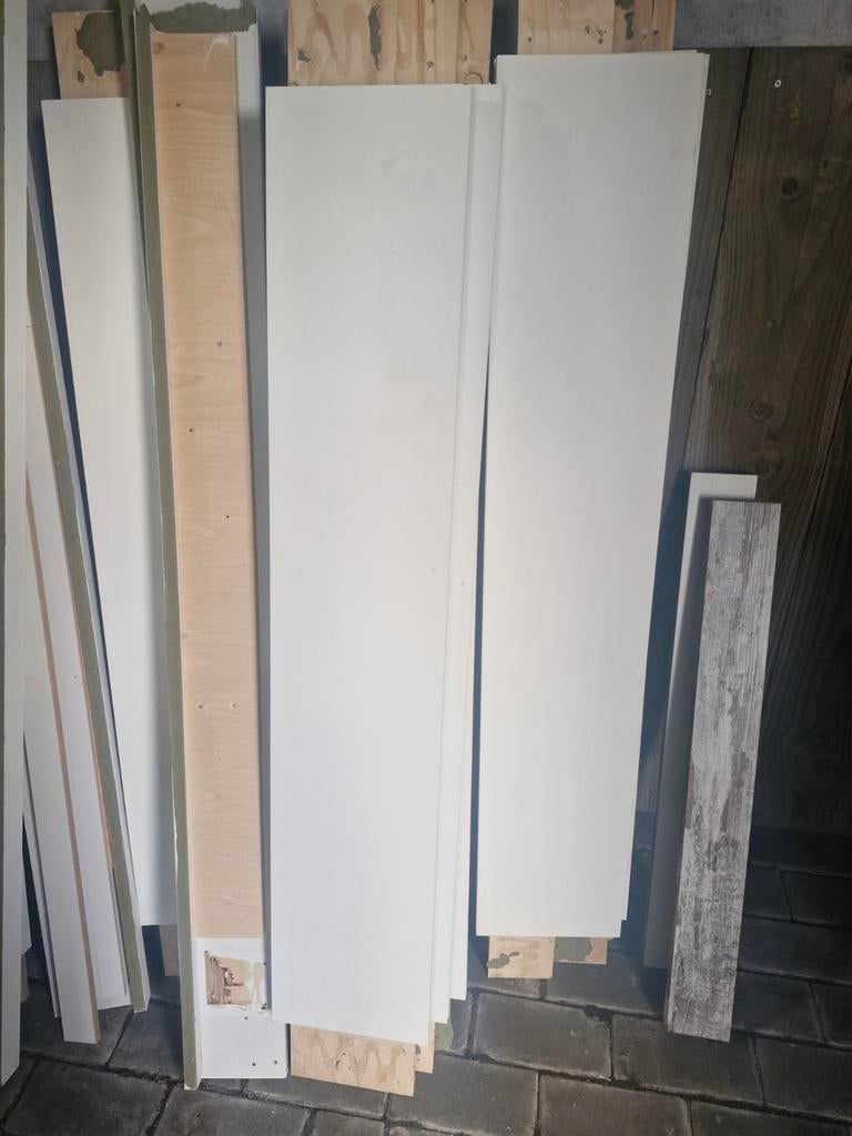 Stroken witte MDF en multiplex voor diverse projecten, Ophalen, Minder dan 25 mm, Plank, Minder dan 200 cm