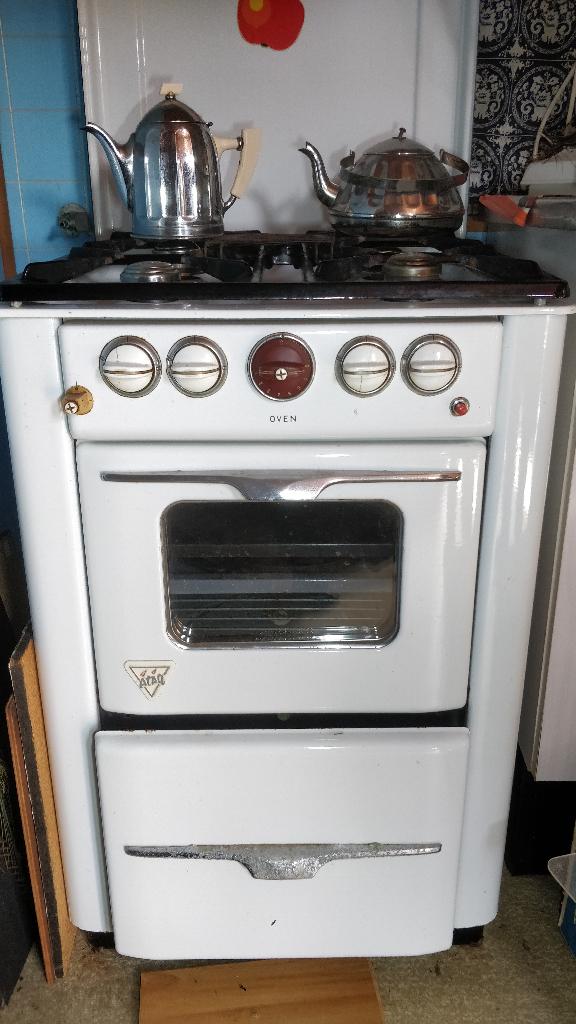 Antiek Atag gasfornuis, Ophalen, Gebruikt, 4 kookzones, Gas