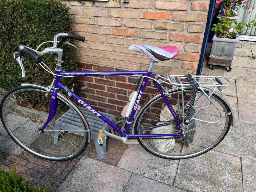 Racefiets Giant retro, Fietsen en Brommers, Ophalen, 10 tot 15 versnellingen, Aluminium, Giant