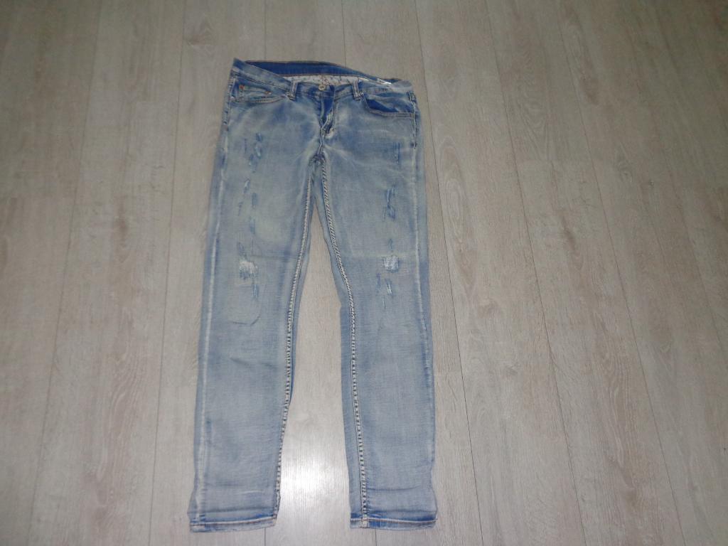 lichtblauwe damesspijkerbroek van Bianco, maat 38, Kleding | Dames, Spijkerbroeken en Jeans, Ophalen of Verzenden, Gedragen, Blauw