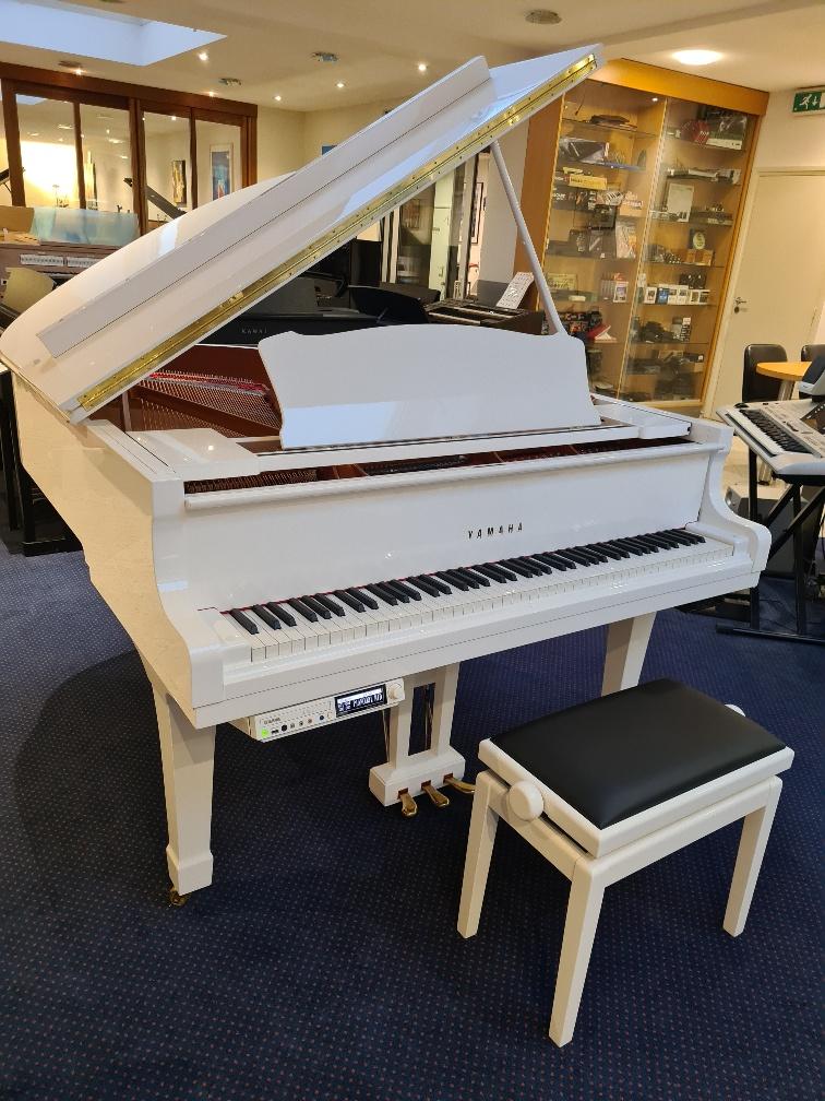 Yamaha DC2 E3 PWH Disklavier vleugel wit hoogglans (2010), Niet ingevuld, Gebruikt, Wit, Niet ingevuld