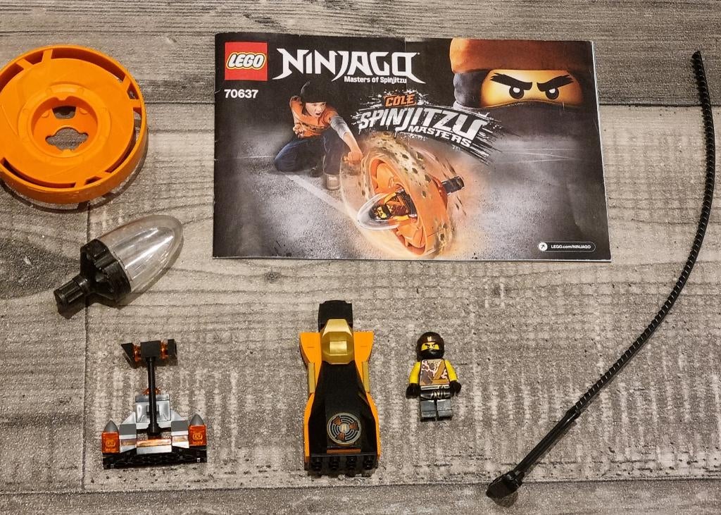 Lego Ninjago - 70637 - Masters of Spinjitzu - Cole, Ophalen of Verzenden, Gebruikt, Complete set, Lego