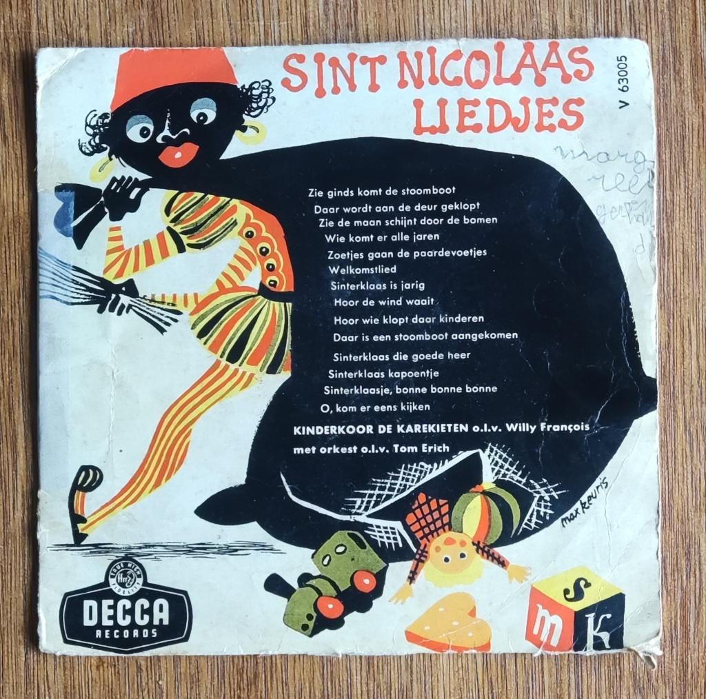 Sint Nicolaas liedjes single, Ophalen of Verzenden, Gebruikt, Muziek