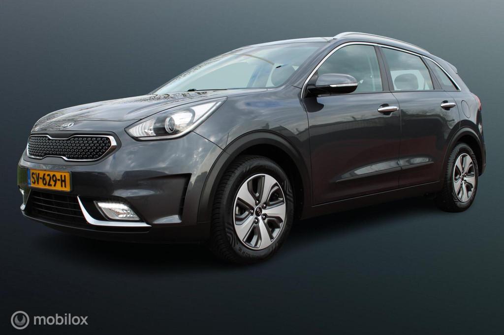 Kia Niro 1.6 GDi Hybrid DynamicLine, Trekhaak, Navi, App con, Stof, Gebruikt, Origineel Nederlands, 26 km/l