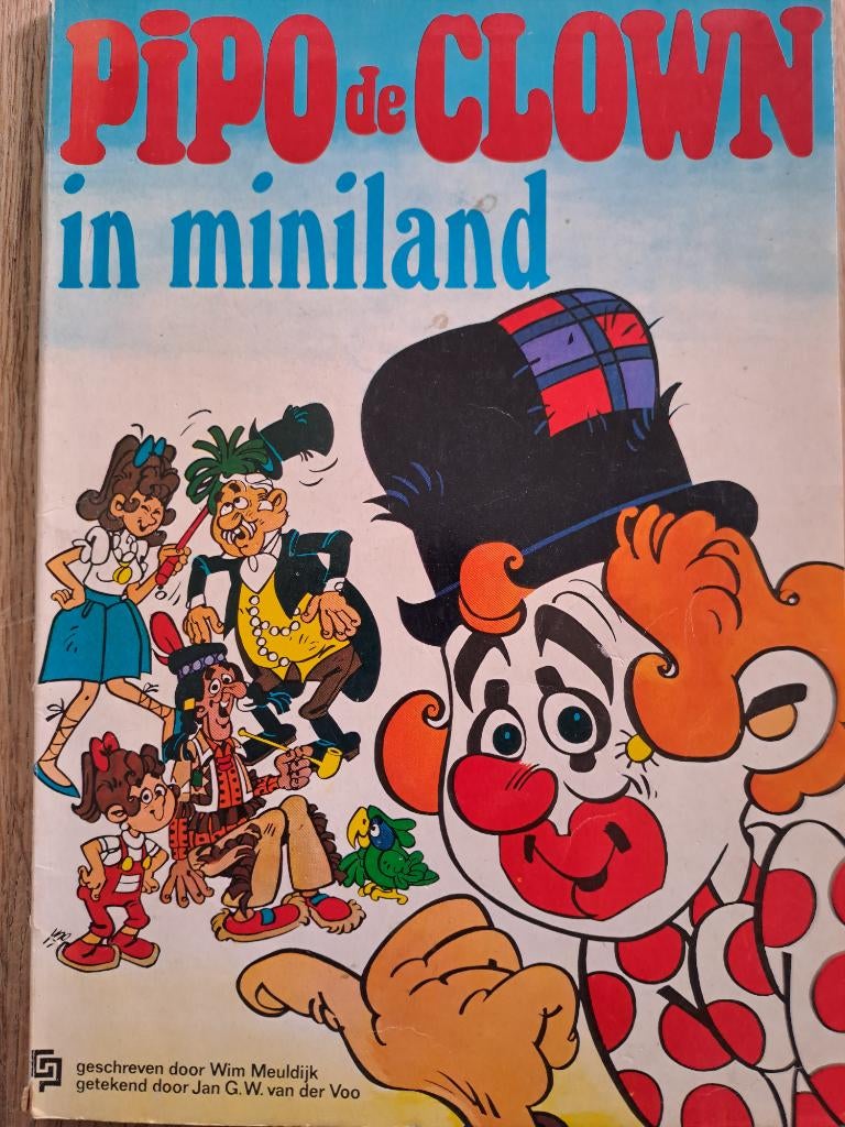 PIPO DE CLOWN IN MINNILAND. WIM MEULDIJK. STRIPBOEK., Boeken, Gelezen, Eén stripboek, Ophalen of Verzenden, Wim Meuldijk