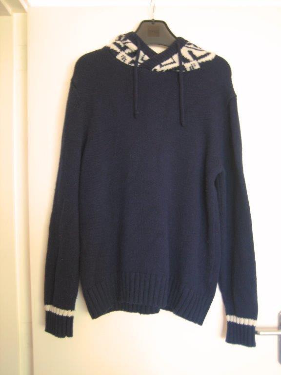 Sportieve warme wollen trui met muts ESPRIT, L snazzeys, Maat 52/54 (L), Zo goed als nieuw, Esprit, Verzenden