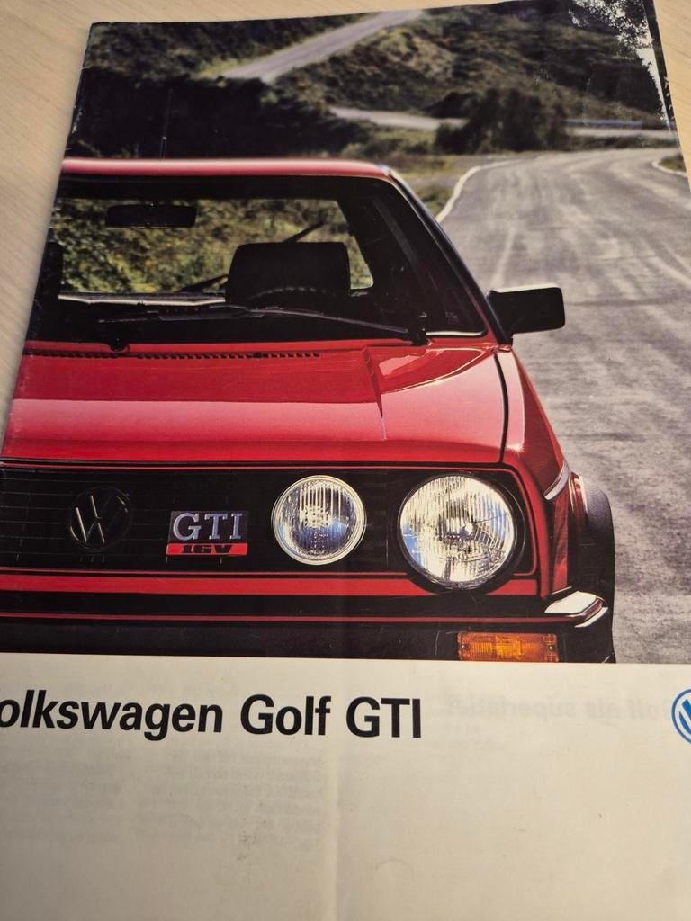 2 folder volkswagen Golf GTI 16v G60 Jetta 16v GT NEDERLANDS, Ophalen of Verzenden, Volkswagen