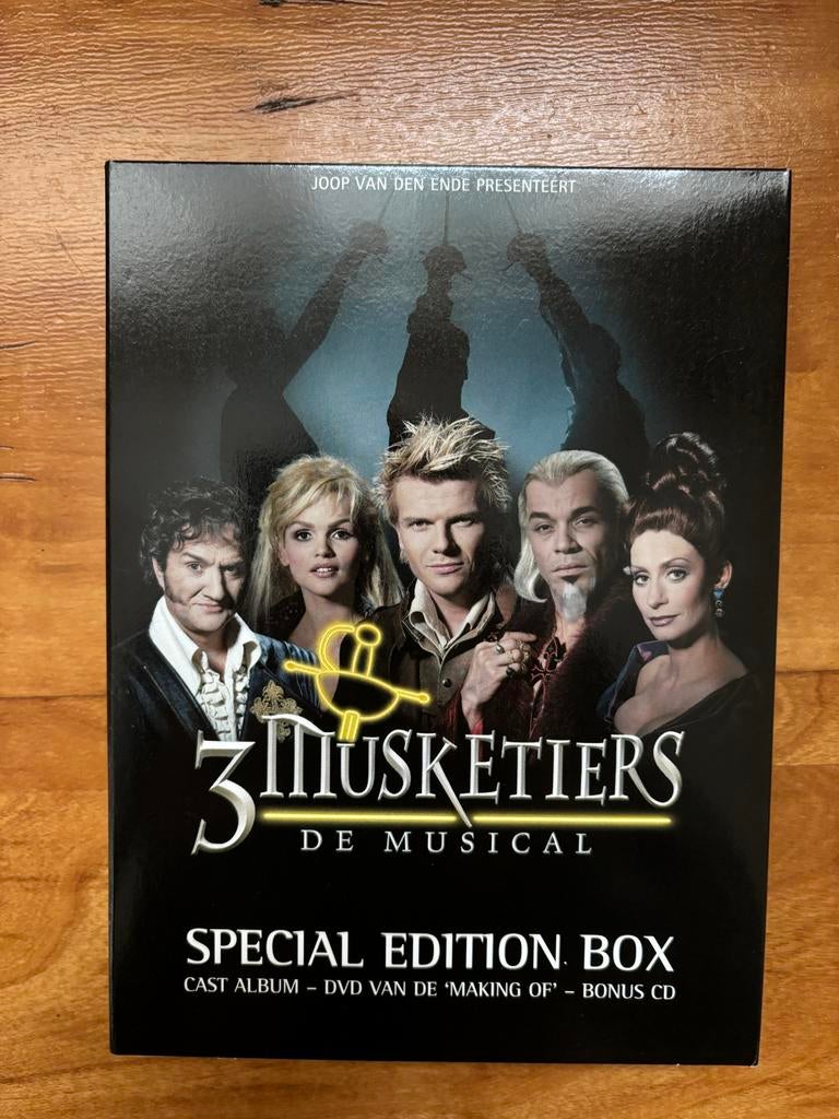 3 Musketiers De Musical Special Edition Box (3xDVD), Gebruikt, Alle leeftijden, Ophalen of Verzenden, Boxset