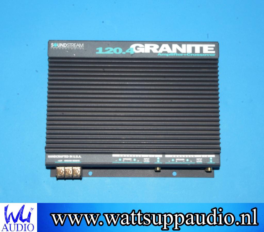 Soundstream Granite 120.4 4 kanaals versterker, Auto diversen, Autospeakers, Gebruikt, ., Ophalen of Verzenden, .