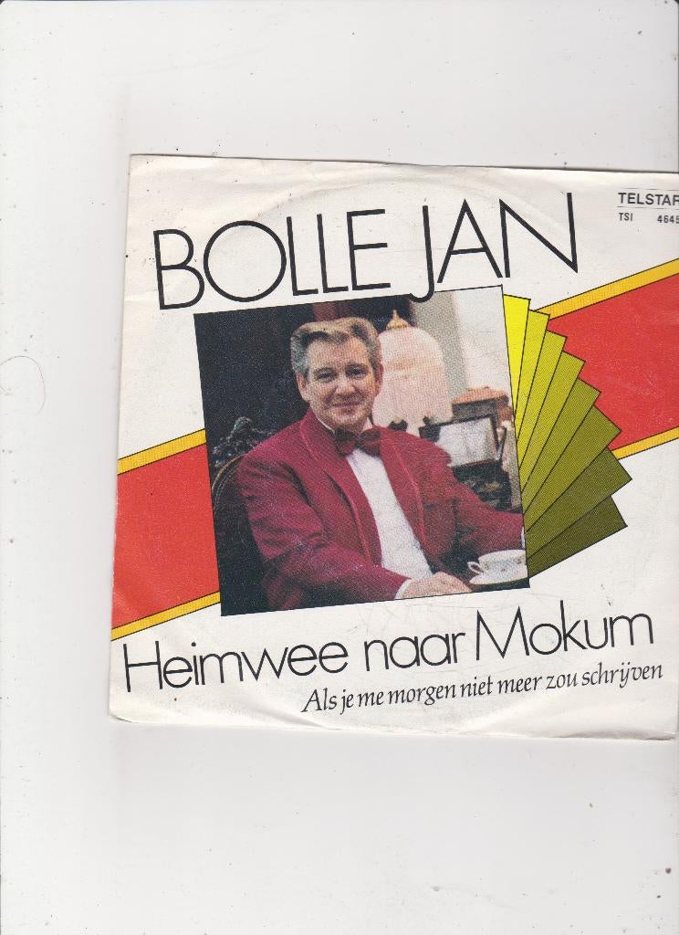7" Single Bolle Jan - Heimwee naar Mokum, Cd's en Dvd's, Ophalen of Verzenden, Gebruikt, Nederlandstalig