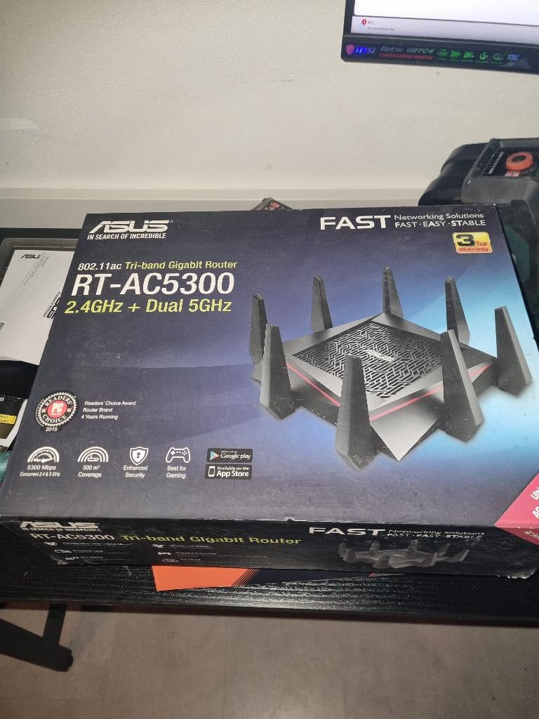 asus rt-ac5300 router, Ophalen of Verzenden, Gebruikt, Router, ASUS