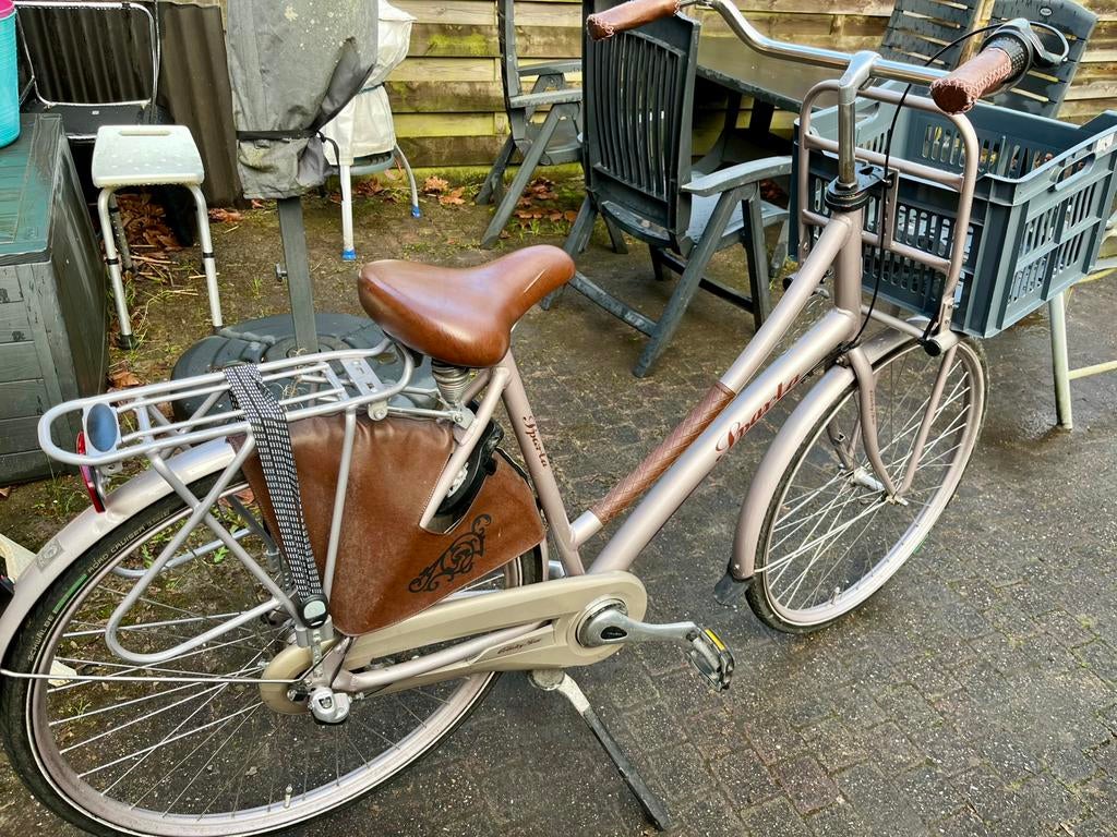 Sparta 28 inch dames fiets, terugtraprem, 3 versnellingen, Ophalen, Sparta, Versnellingen, 53 tot 56 cm