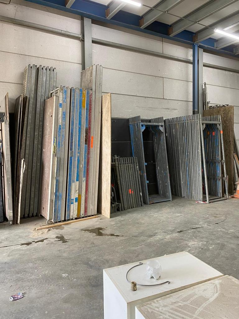 Renovatie steigers, Ophalen of Verzenden, Gebruikt, Gevelsteiger, 5 meter of hoger