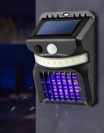 buitenlamp en insectenkiller in één - nieuw op=op !, Zonne-energie, Kunststof, Led, Minder dan 50 watt