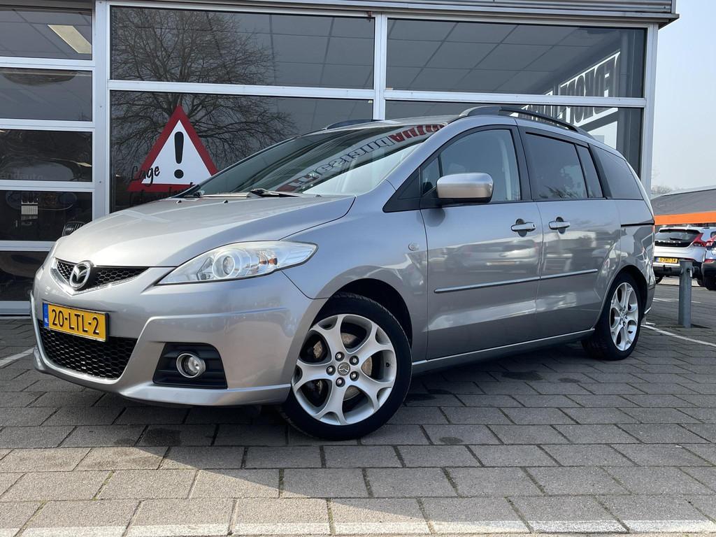 Mazda 5 2.0 TS Plus /7 persoons/Clima/Cruise/Trekhaak/elek., 145 pk, Stof, Gebruikt, Zwart