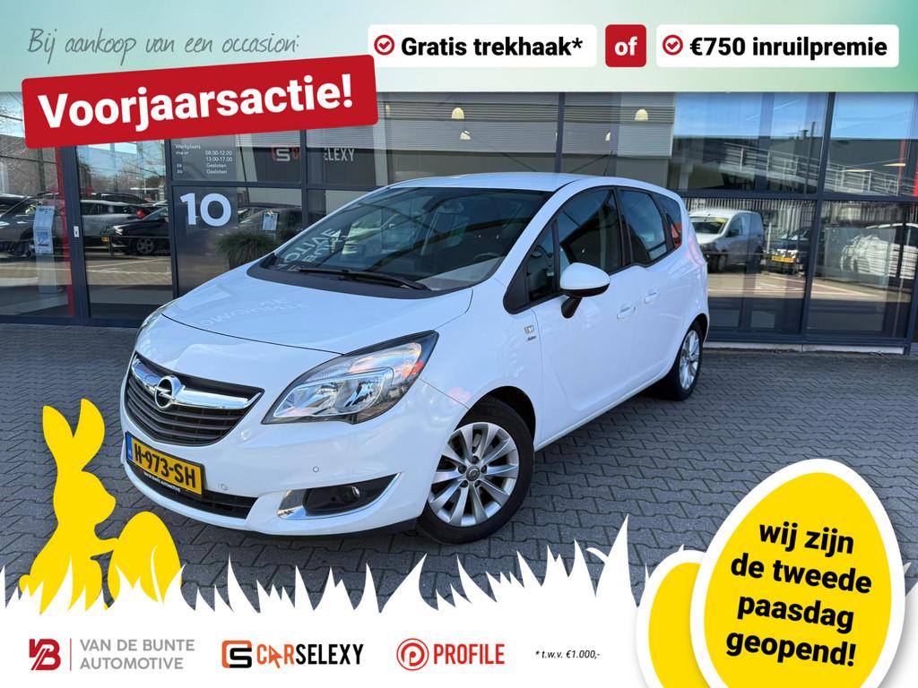 Opel Meriva 1.4 Turbo Blitz *Trekhaak & Stoelverwarming*, Voorwielaandrijving, Stof, Gebruikt, 4 cilinders