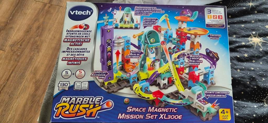 Nieuw!!!.Vtech Marble Rush Space Magnetic Mission Set XL300E, Ophalen of Verzenden