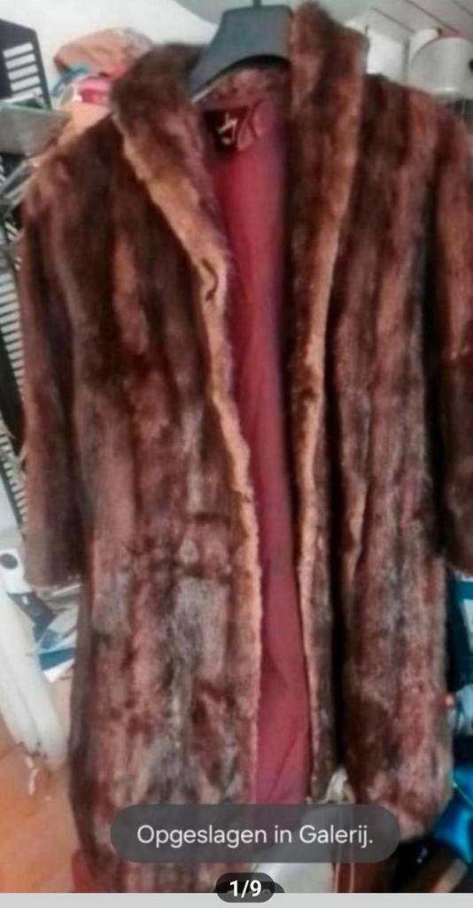 ZEER Hoogwaardige bontjassen vanwege nalatenschap Nerts, Vos, Ophalen of Verzenden, Zo goed als nieuw, Maat 38/40 (M)
