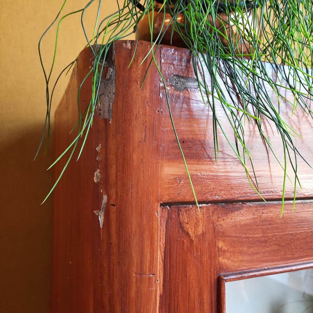 Vintage Art Deco style vitrine kast, boekenkast met lades, Huis en Inrichting, Kasten | Vitrinekasten, Ophalen, Gebruikt, Met deur(en)