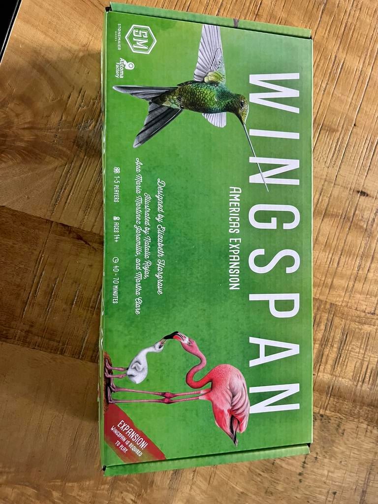 Wingspan Americas Expansion English New, Ophalen of Verzenden, Zo goed als nieuw