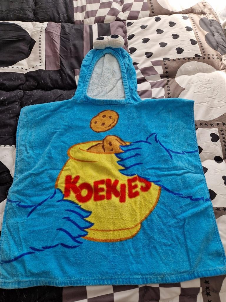 Badcape koekiemonster, Ophalen of Verzenden, One size, Jongen of Meisje, Badponcho