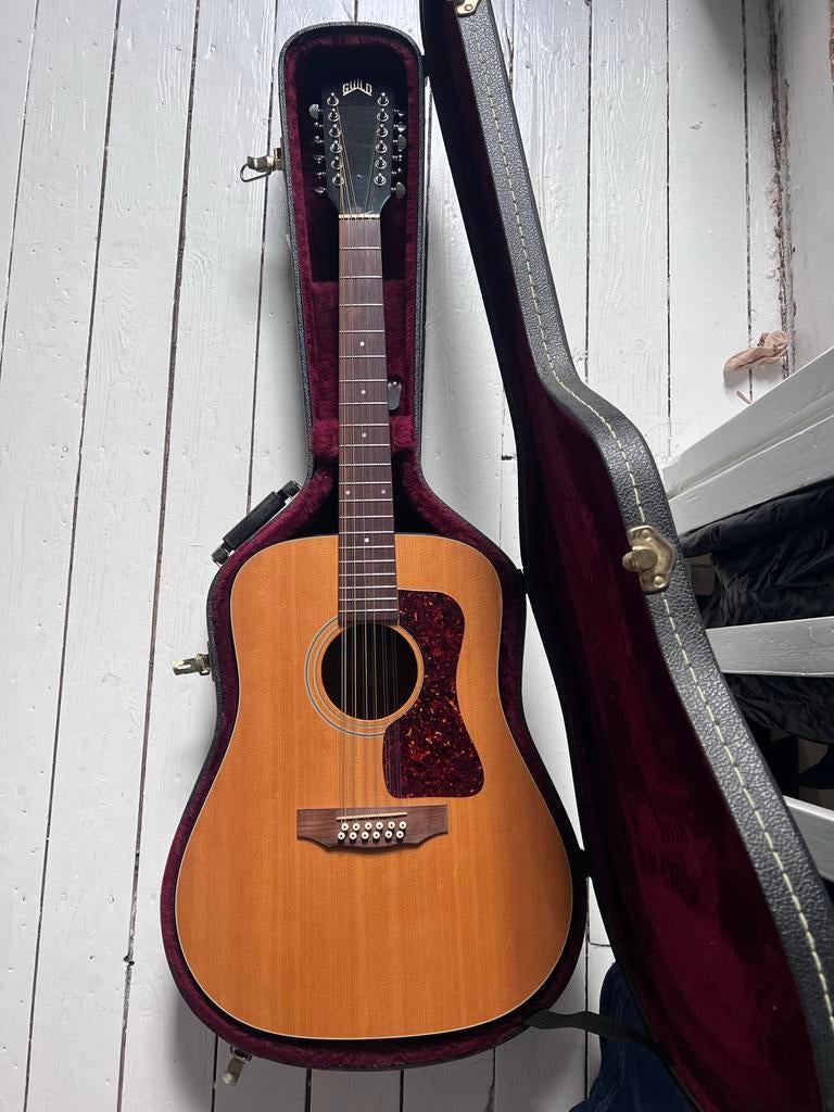 Guild D25/12 NT 12-snarige Western gitaar met koffer, Ophalen of Verzenden, Zo goed als nieuw, Western- of Steelstringgitaar, Met koffer