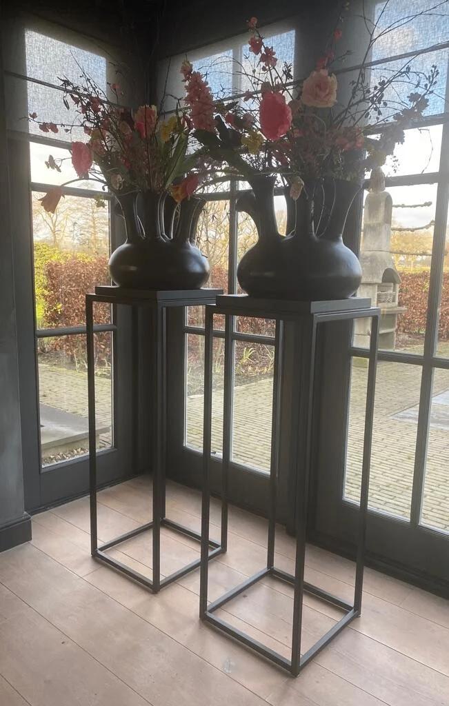 Colmore by Diga Toetervaas/Tulpen vaas 7 Mouth 40x30 cm, Overige materialen, Zwart, Nieuw, Ophalen of Verzenden