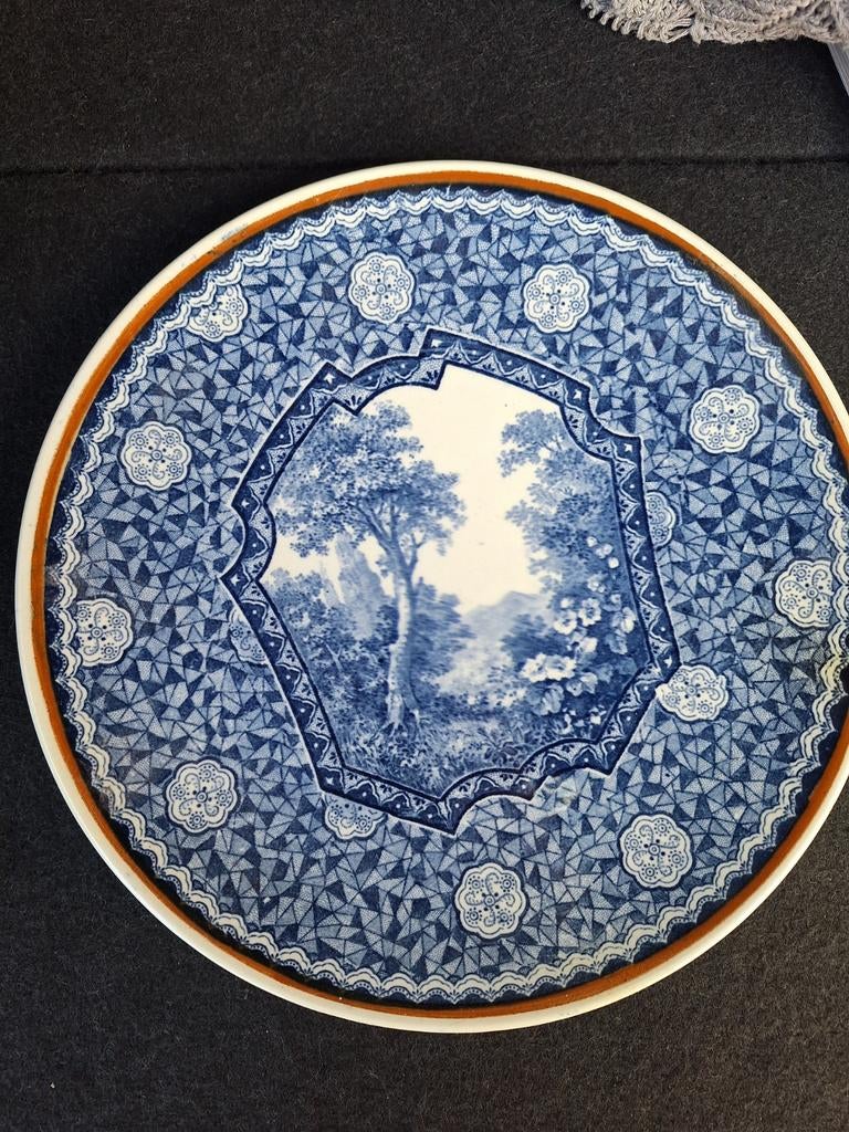 2x antieke wandborden villeroy en boch, Antiek en Kunst, Antiek | Wandborden en Tegels, Ophalen