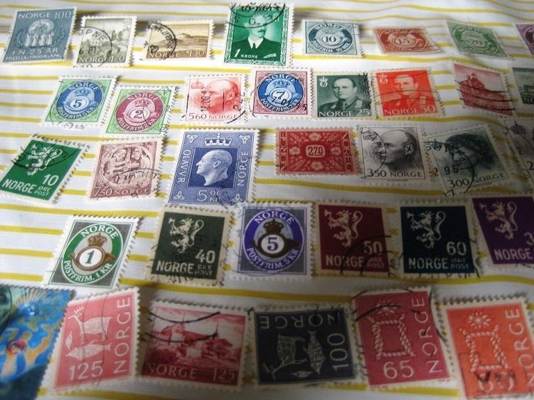 postzegels Europa, meeste landen, Ophalen of Verzenden, Noorwegen, Gestempeld