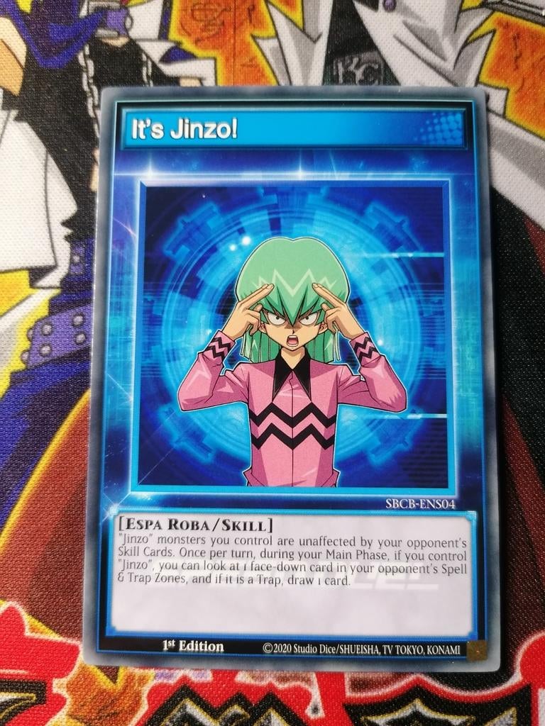 Its Jinzo - Espa Roba Skill SBCB - Yu-Gi-Oh, Hobby en Vrije tijd, Verzamelkaartspellen | Yu-gi-Oh!, Ophalen of Verzenden, Zo goed als nieuw