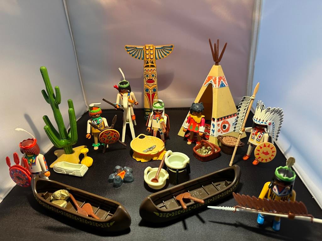 Indianendorp 1 playmobil, Ophalen of Verzenden