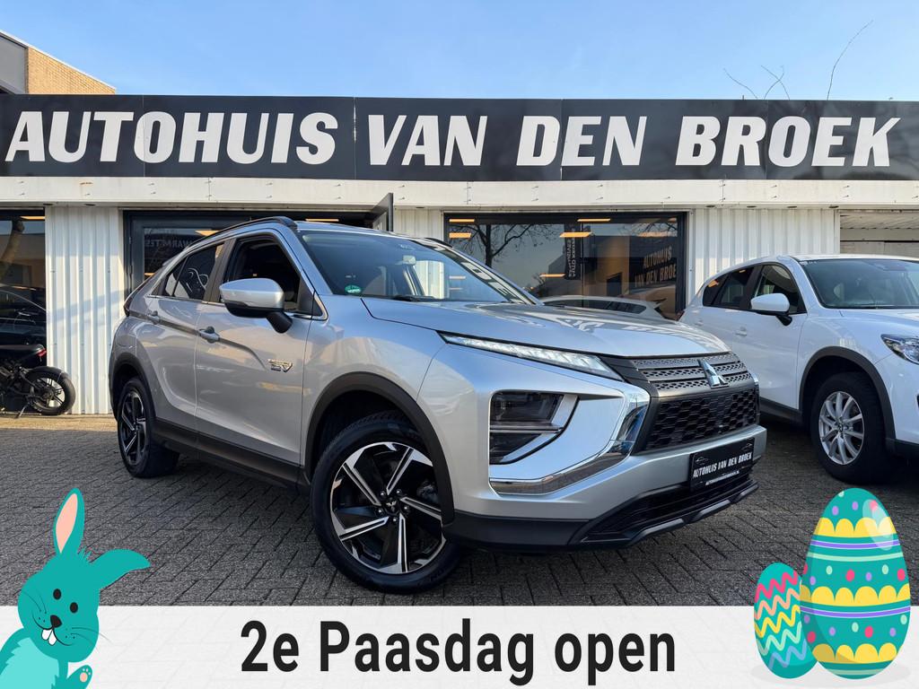 Mitsubishi Eclipse Cross 2.4 PHEV|Dealer OH|1e Eigenaar|Inte, Automaat, Stof, Zwart, 4 cilinders