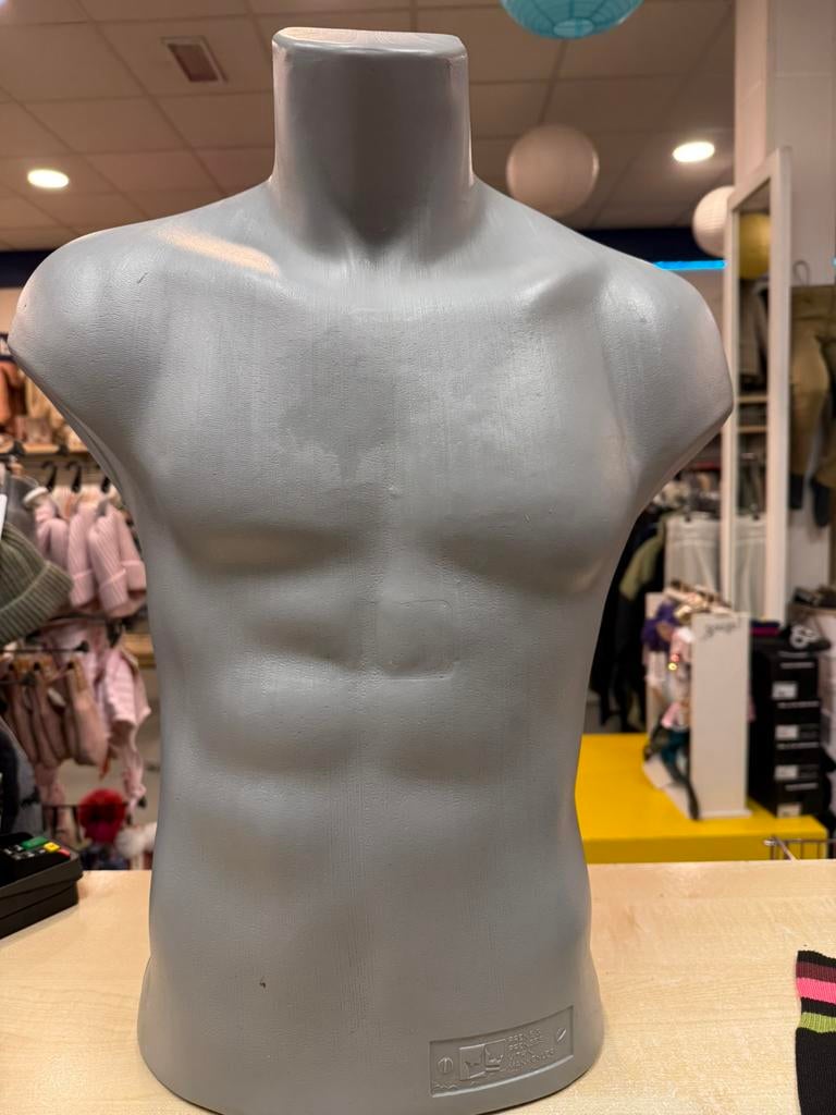 Etalagepop heren torso – 3 stuks €15,- p/st, Ophalen, Onbekend, Zo goed als nieuw, Onbekend