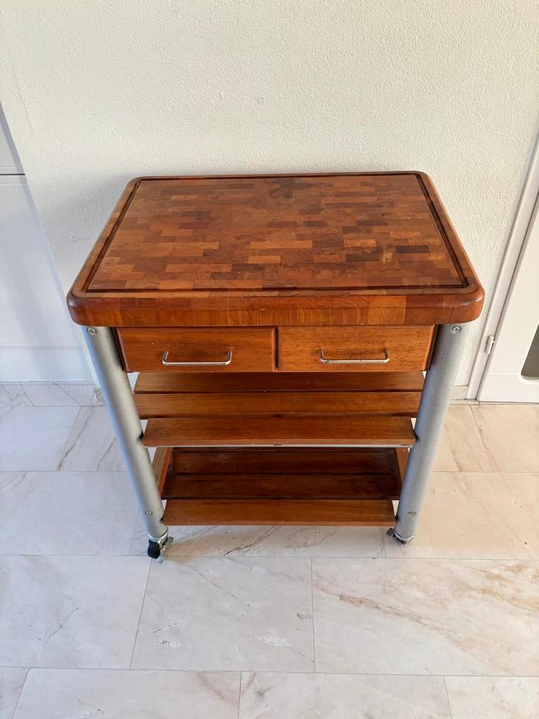 Keuken / serveer trolley  met lades. Goede kwaliteit, Ophalen, Gebruikt